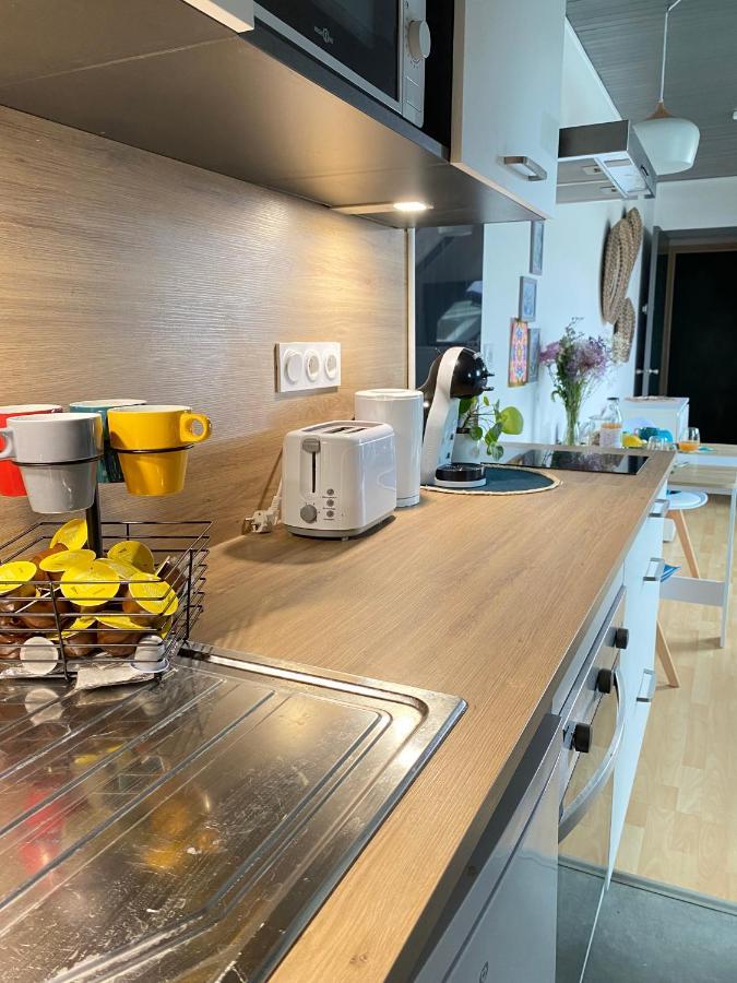 Agreable Cocon Sous Les Toits - Parking - Wifi Leilighet Pleneuf-Val-Andre Eksteriør bilde