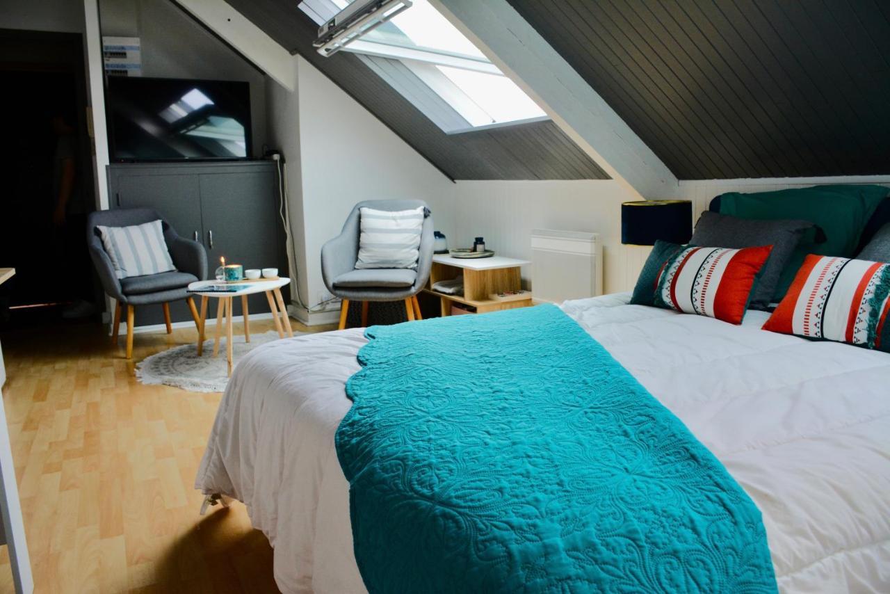 Agreable Cocon Sous Les Toits - Parking - Wifi Leilighet Pleneuf-Val-Andre Eksteriør bilde