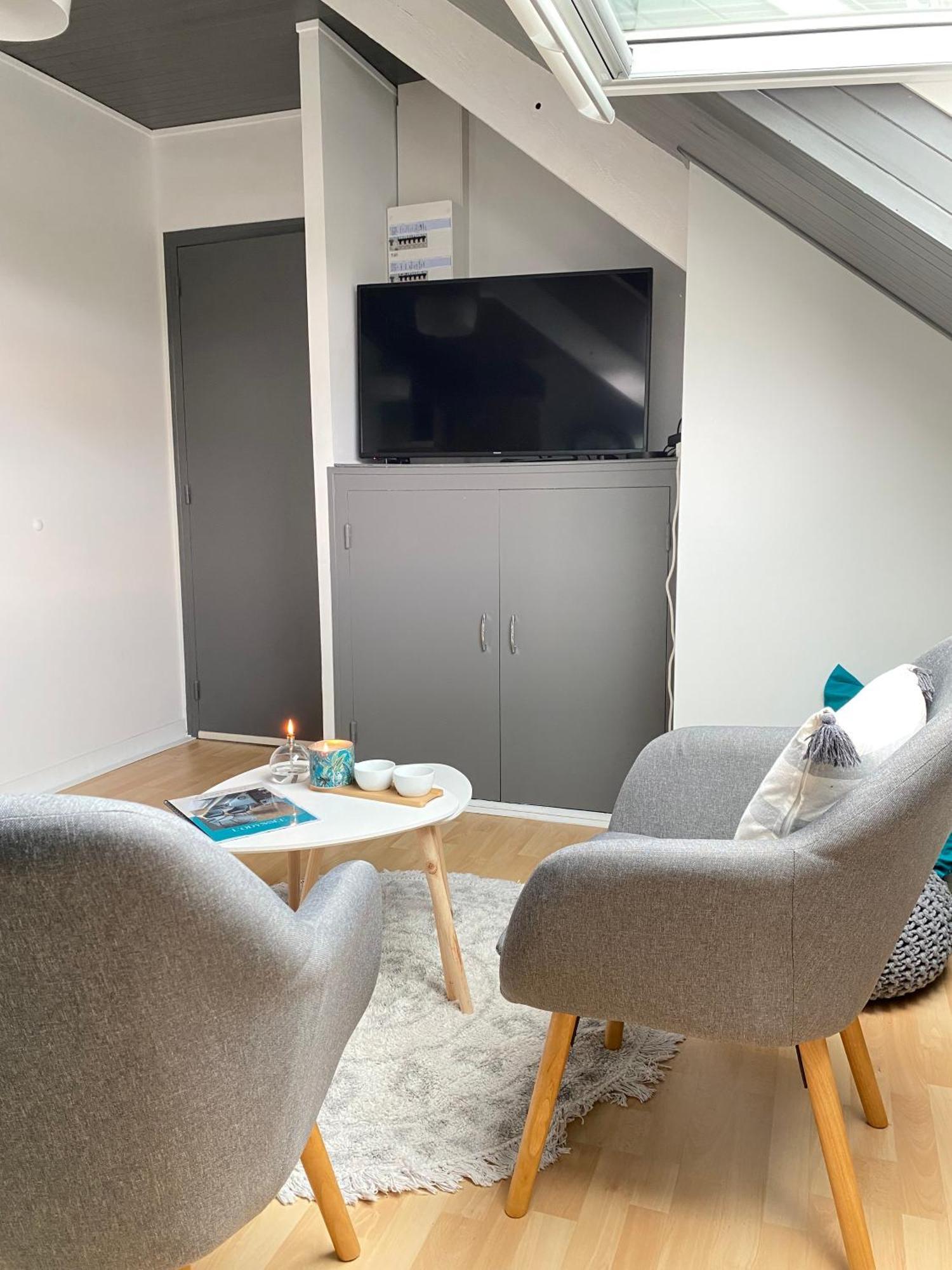 Agreable Cocon Sous Les Toits - Parking - Wifi Leilighet Pleneuf-Val-Andre Eksteriør bilde